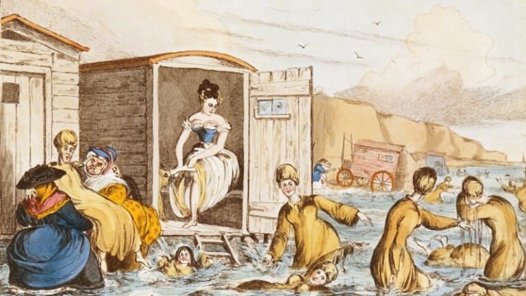 Victorian Bathing Machines Antique Trader 0066