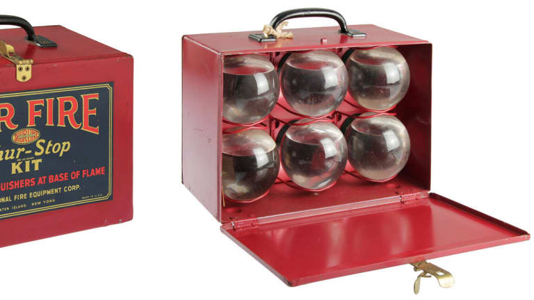 Industrial Revolution Original Candle Lantern Kit, Red