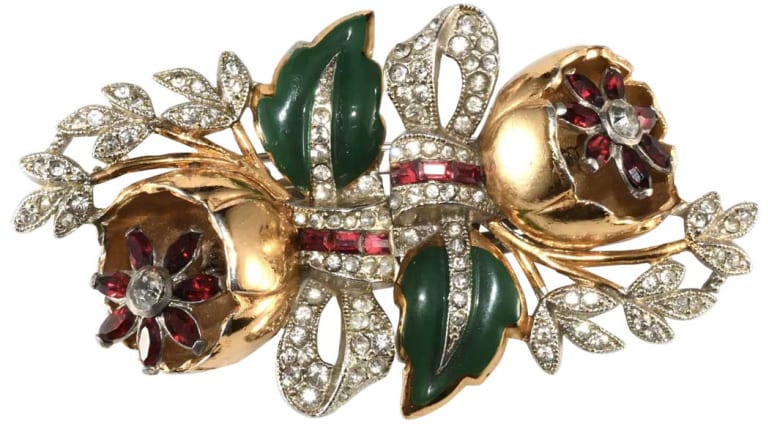 Vintage Coro Signed Gold Tone Link Bracelet Multi-colored Stones Costume  Jewelry | eBay