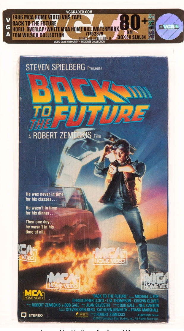 Back to the Future' VHS Tape Sells for Record $75,000 - Antique Trader