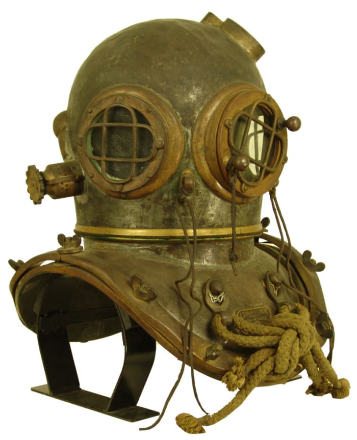 History of Deep Sea Diving Helmets - Antique Trader