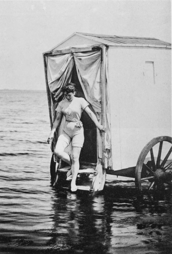 Victorian Bathing Machines Antique Trader