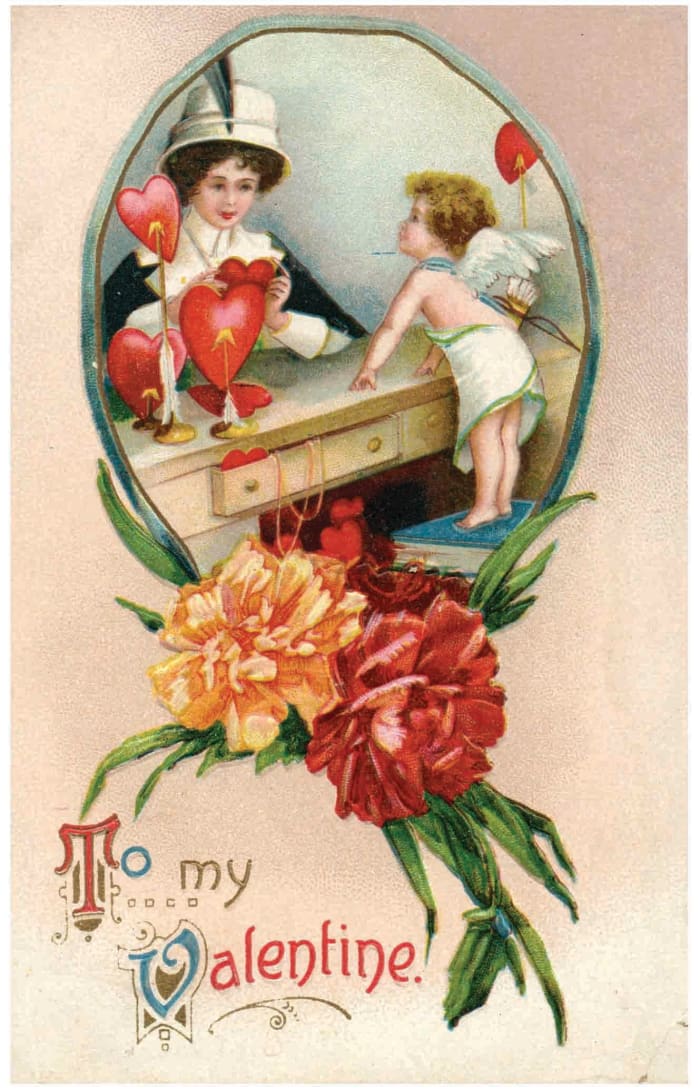 Ephemera Of Love Treat That Special Someone To A Vintage Valentine Antique Trader 5362