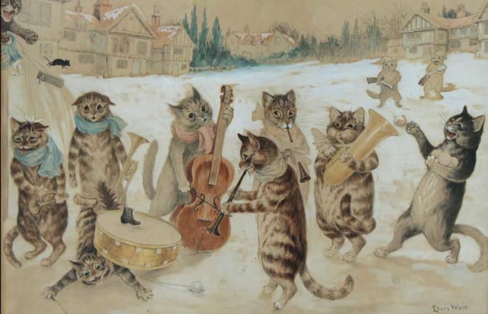 Carol Singing Louis Wain