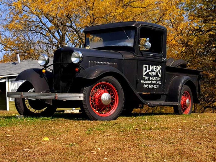 The Story Behind The Fabulous Elmer S Auto Toy Museum Collection   Elmer Truck Fallweb 