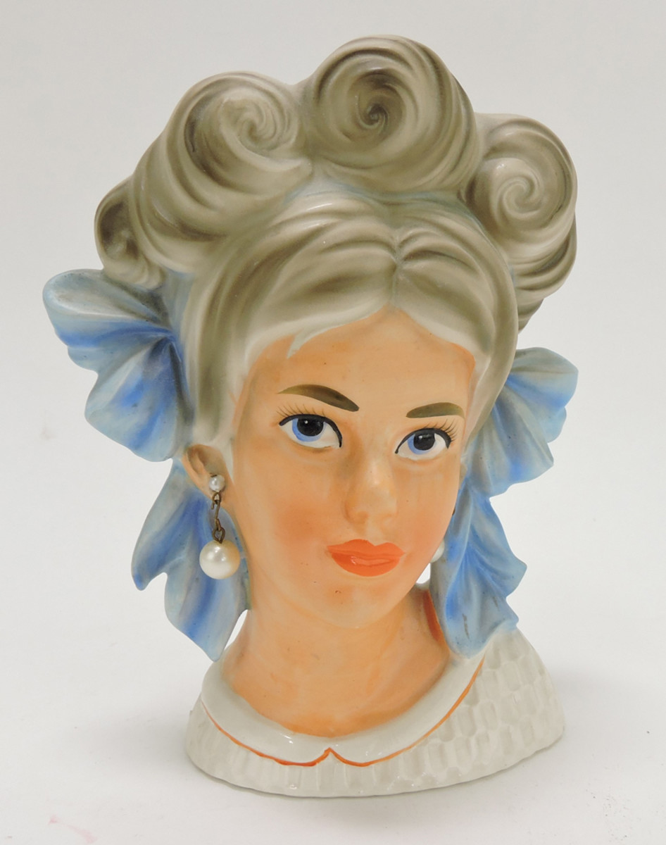 Expert Maddy Gordon's Fabulous Lady Head Vase Collection Spotlights 